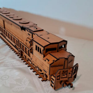 Tren en mdf durolac de 3mm